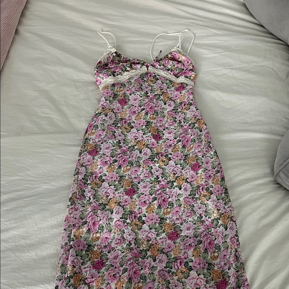 Princess Polly Floral Maxi Dress (worn once!!)
